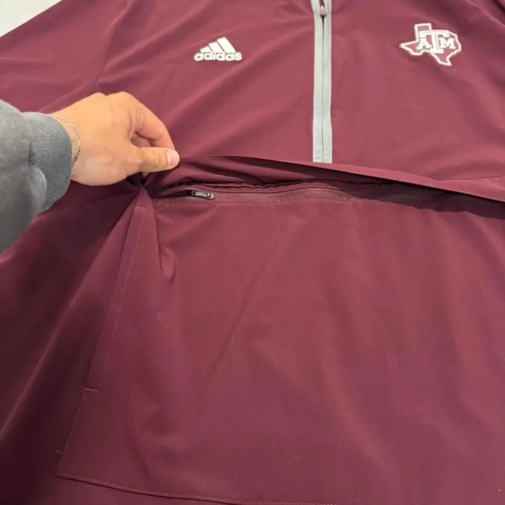 Adidas Men's Burgundy and Red Polo-shirts